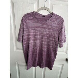 Lululemon Shirt Mens Large Metal Vent Tech Gym Athleisure Workout Purple